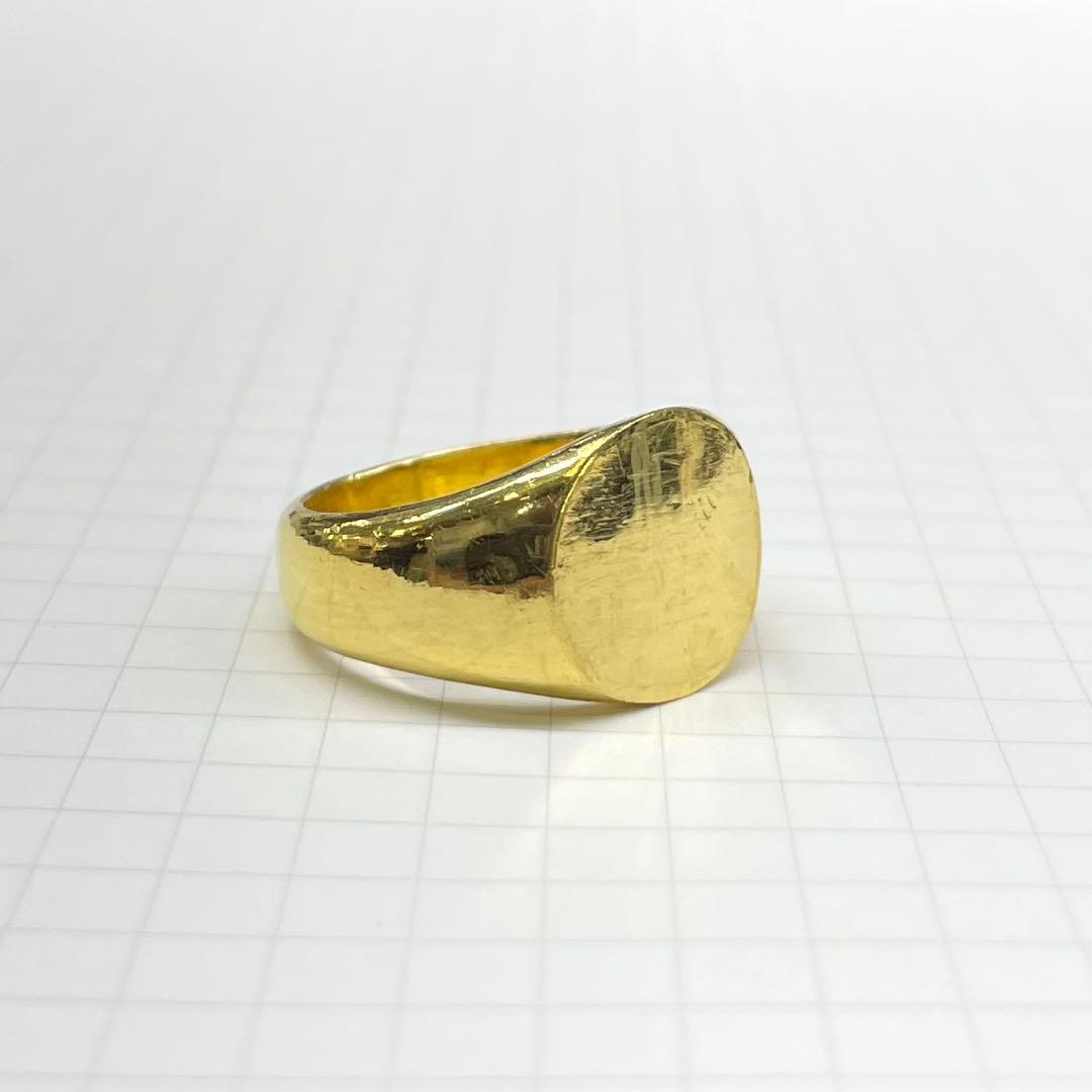 純金 24金 印台リング