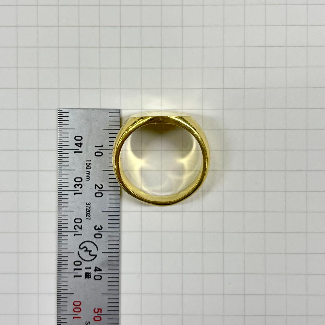 純金 24金 印台リング