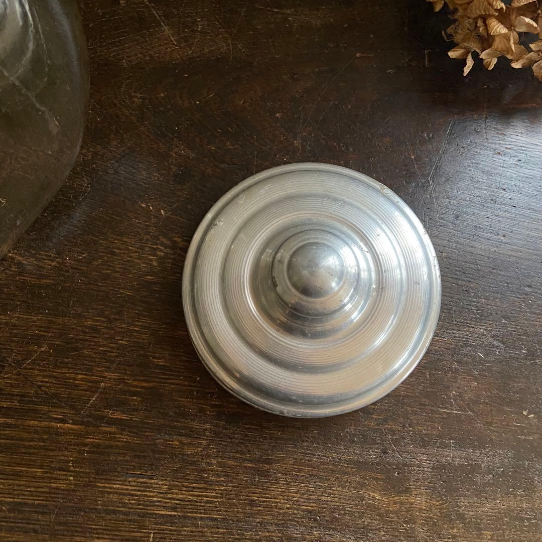 アンティーク　ガラス瓶　口付瓶　レトロガラス　店舗什器　当時物