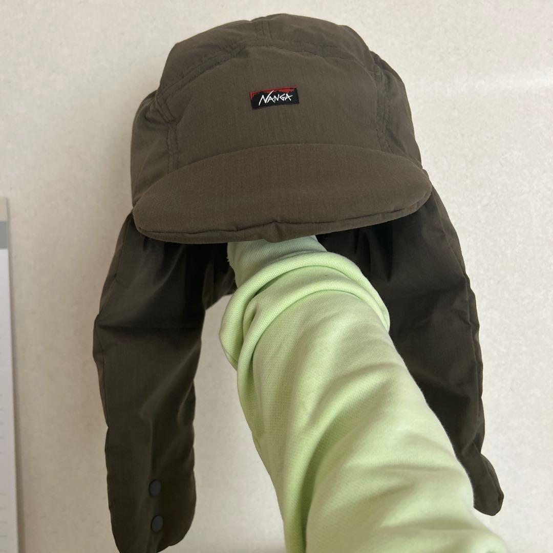 NANGA フライトキャップ オリーブ