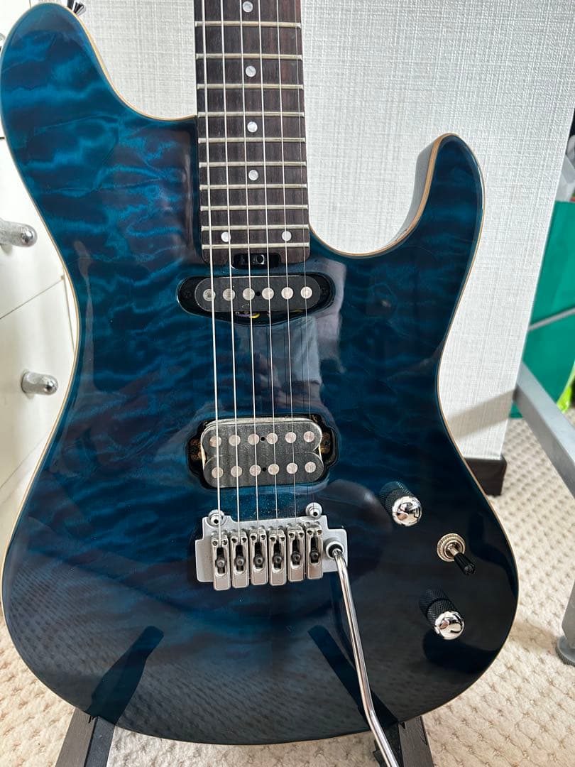 ギター SCHECTER MZ1 See-thru Blue