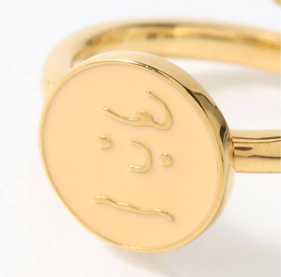 n*y様 PEANUT スヌーピーのお友達 ゴールド シンプルリング 9号くらい