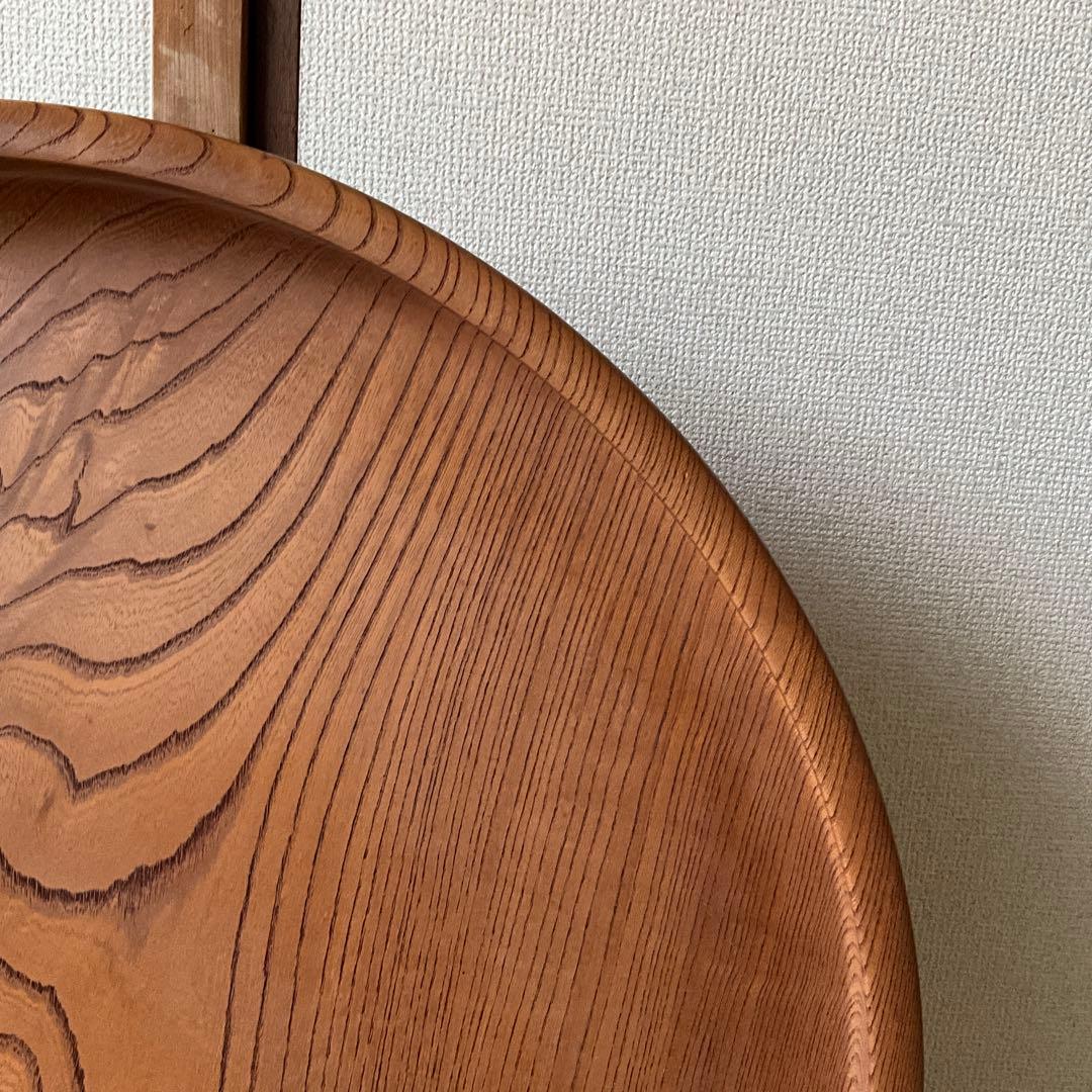 丸盆 大盆 民芸 民藝 柳宗悦 松本民芸家具 古道具 骨董 無垢材