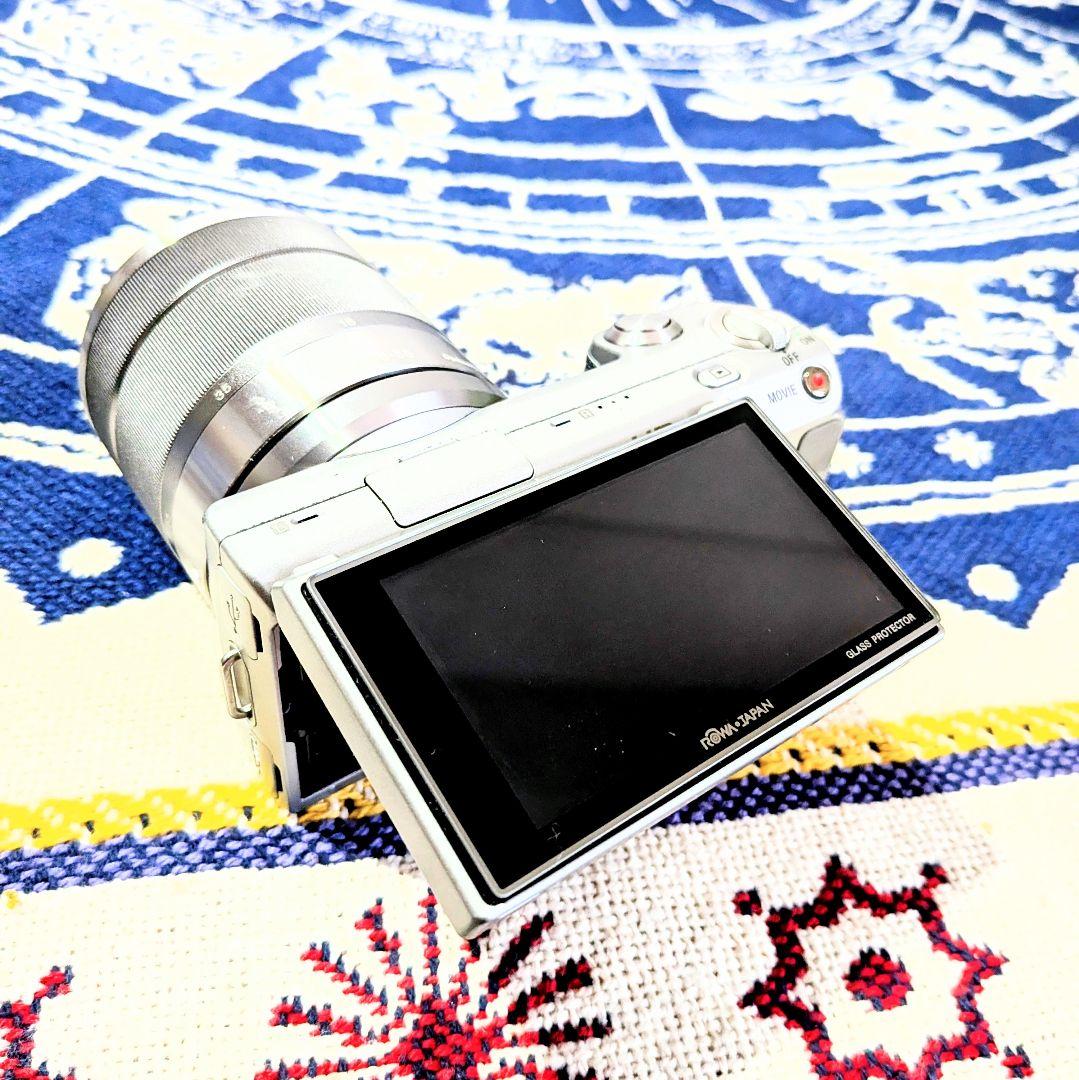美品SONY NEX-5シルバー E18-55mm F3.5-5.6 レンズ付き