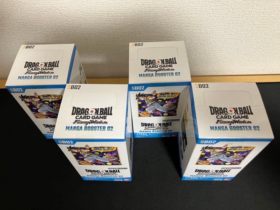 ドラゴンボールカードゲーム　MANGA BOOSTER 02 4BOX テープ有