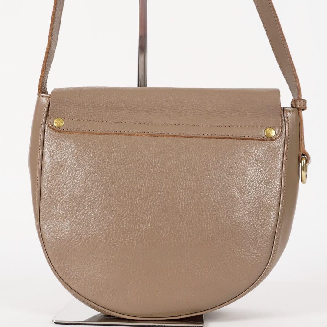 【極美品✨】イルビゾンテ カード付き ショルダーバッグ レザー ブラウン