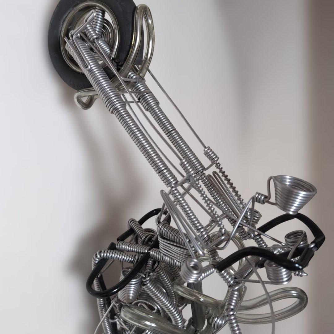 ワイヤーアート　バイク