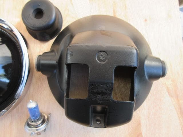 送料込み！Kawasaki ゼファー400 純正ヘッドライト一式良品