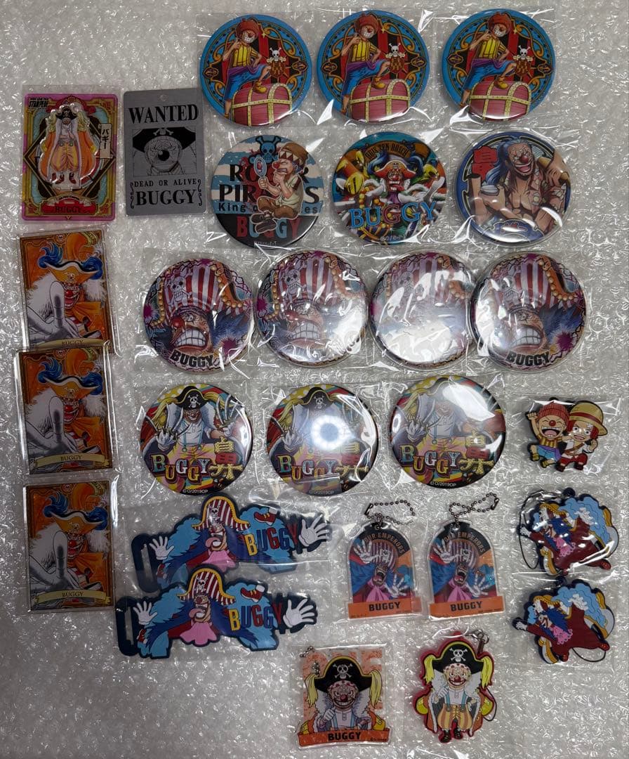 ワンピース　バギー　缶バッジ　麦わらストア限定　一番くじ