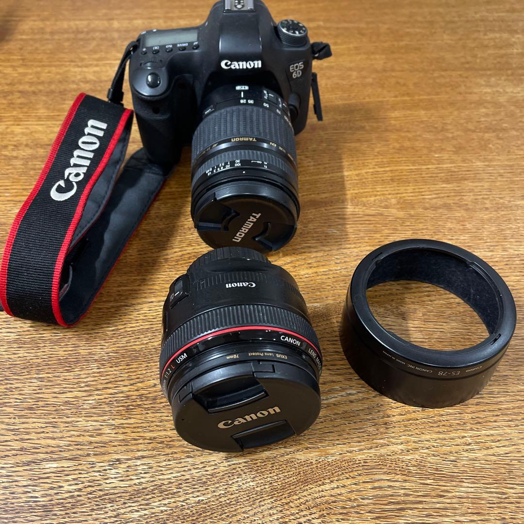 Canon EF 50mm f/1.2L USM レンズ　EOS 6Dセット