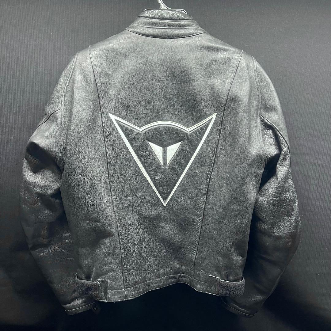 〇Ad左1014 DAINESE 革ジャン レザー ブルゾン ブラック