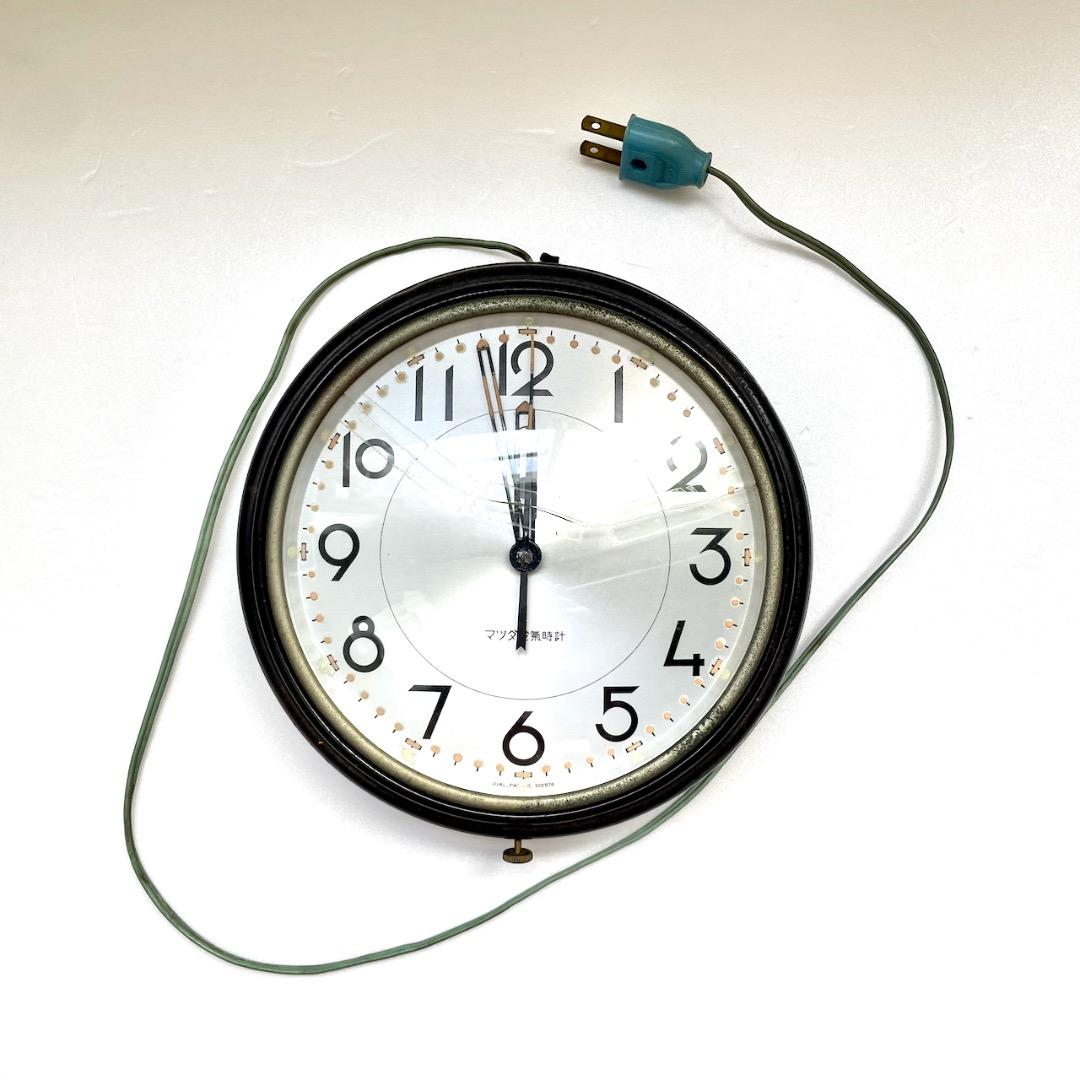 【希少・稼働品】マツダ電氣時計　東京電氣株式會社　昭和レトロ　アンティーク　骨董