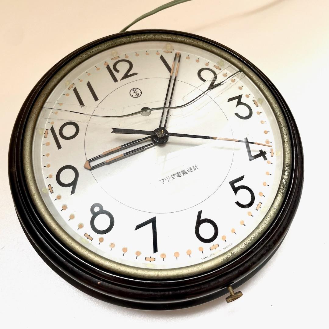 【希少・稼働品】マツダ電氣時計　東京電氣株式會社　昭和レトロ　アンティーク　骨董