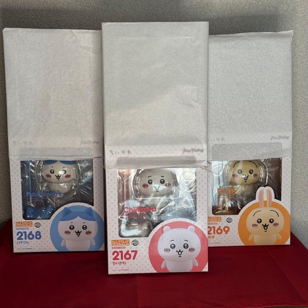 ちいかわ&ハチワレ&うさぎ　ねんどろいど3体セット