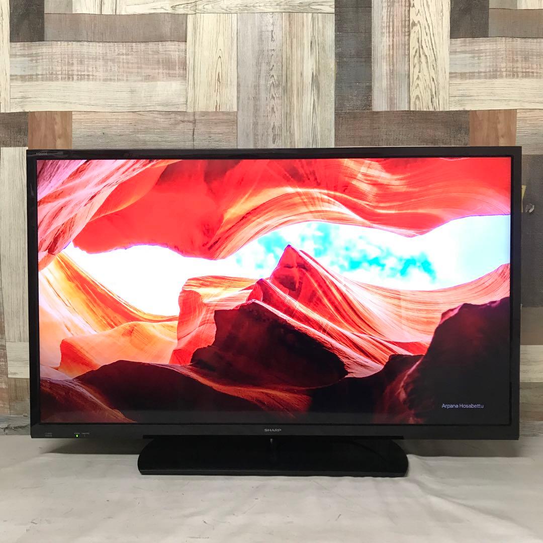 即日受渡❣️全国送料込SHARP40型テレビ外付HDD、かんたん操作音声クッキリ