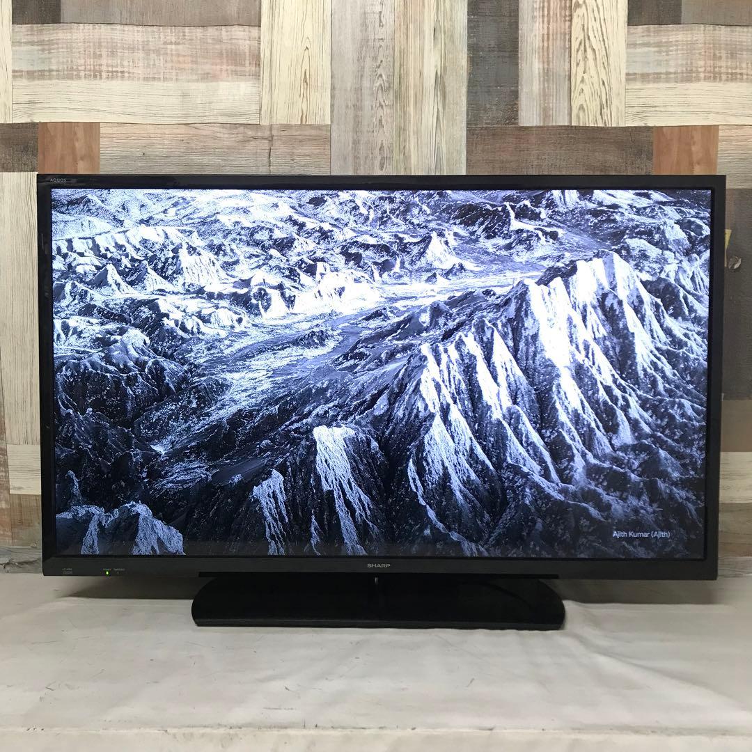 即日受渡❣️全国送料込SHARP40型テレビ外付HDD、かんたん操作音声クッキリ