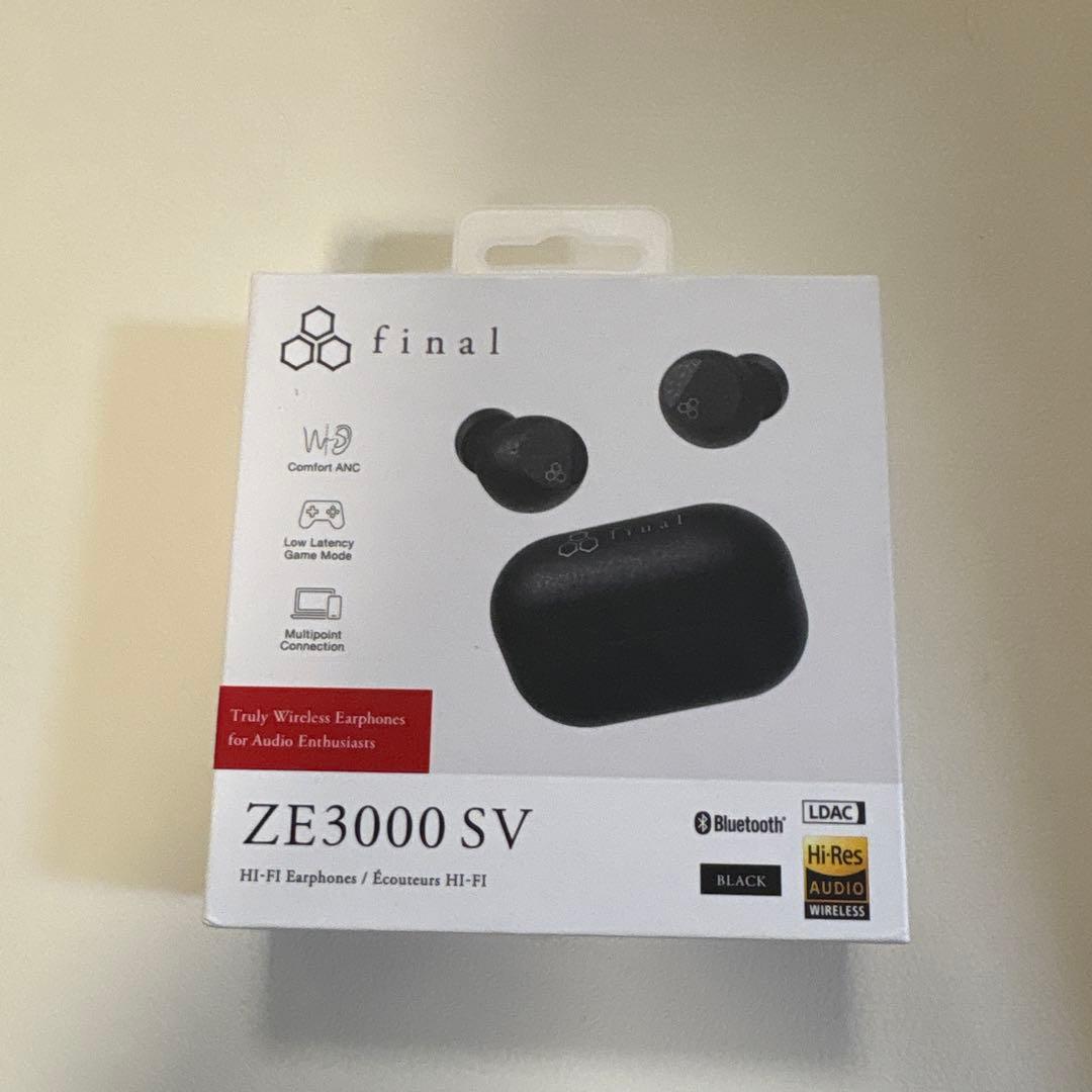 final ZE3000 SV ブラック ワイヤレスイヤホン