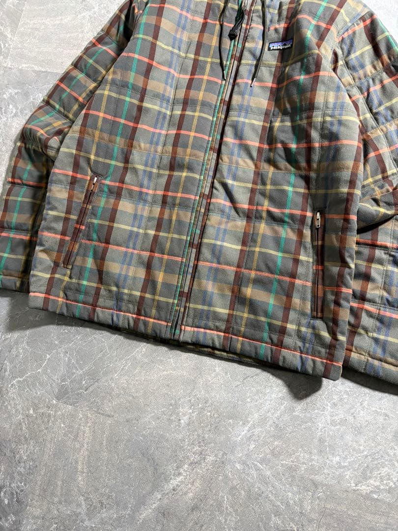 ジャケット・アウター Patagonia hooded quilting check jacket