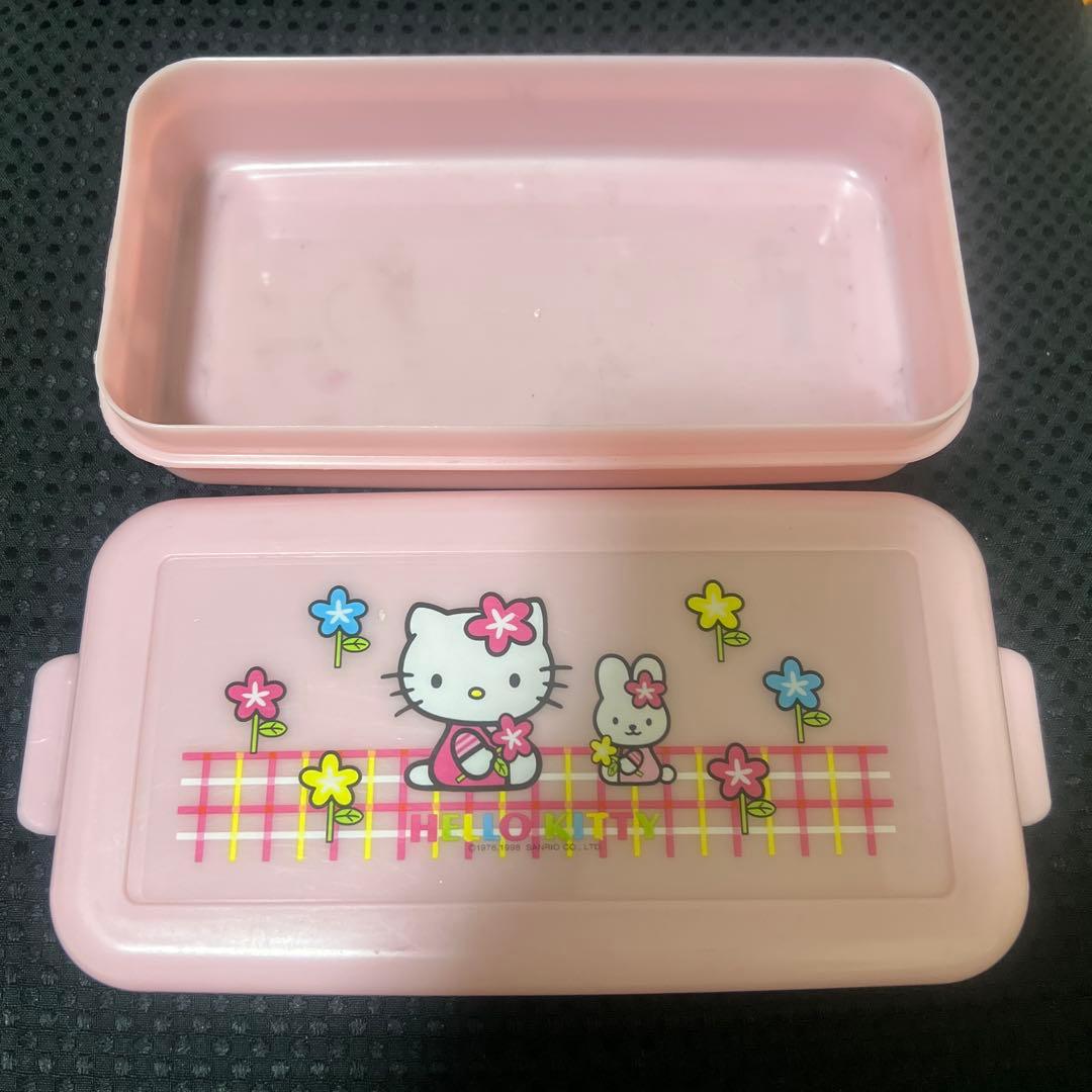 ★1998年★ キティ 小物入れ 収納ケース レトロ サンリオ