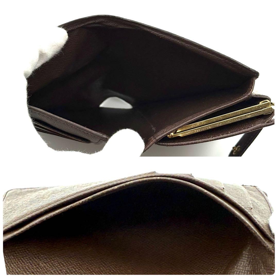 極上美品✨ルイヴィトン ダミエ ヴィエノワ がま口 コンパクト　財布 O11