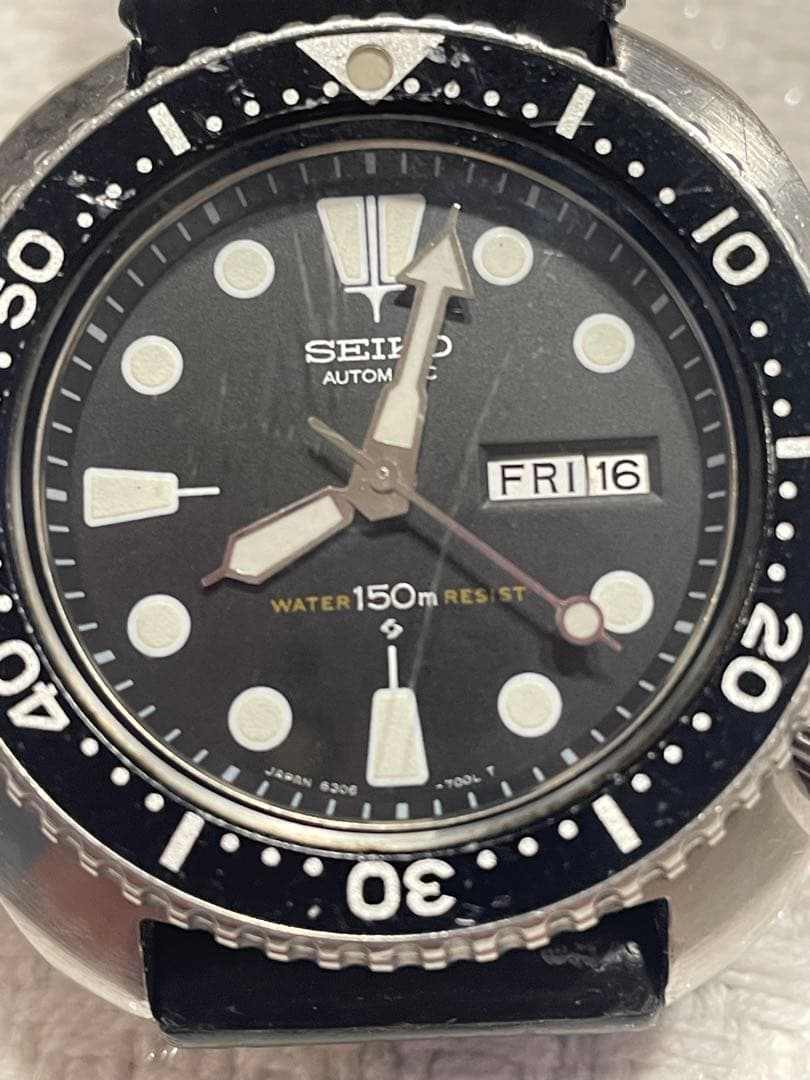 最終値下げSEIKOダイバーズウォッチ Ref.6306-7001サードダイバー