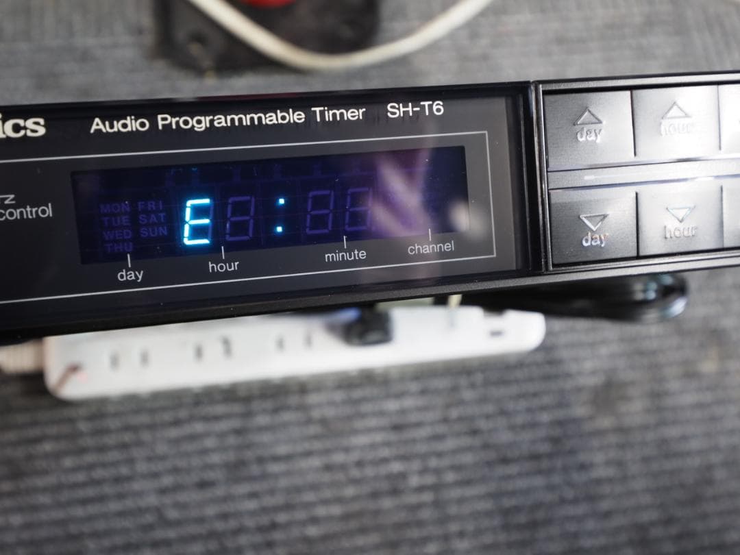 昭和60年未使用 テクニクス SH-T6 オーディオプログラマブルタイマー