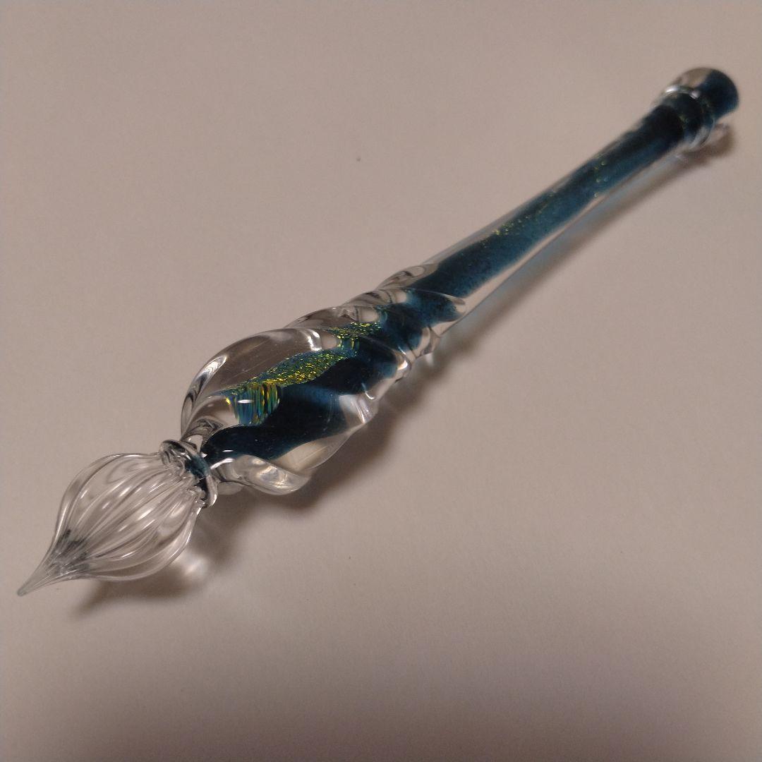 ガラスペン　銀河鉄道の夜　ガラス工房LUC