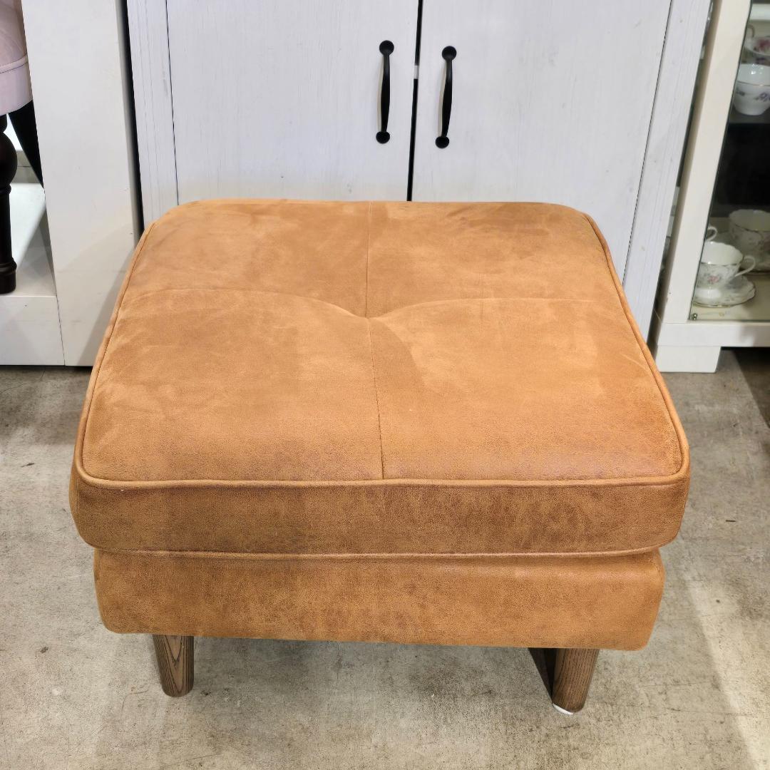i♡ 関家具 オットマン キャメル レザーテックス