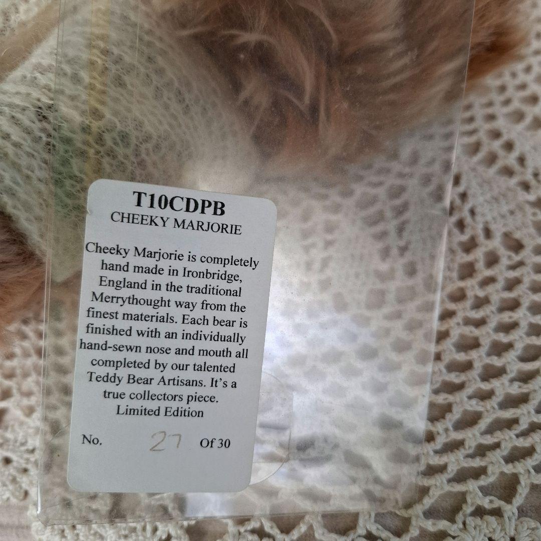 メリーソートテディベア　チーキーマージョリー