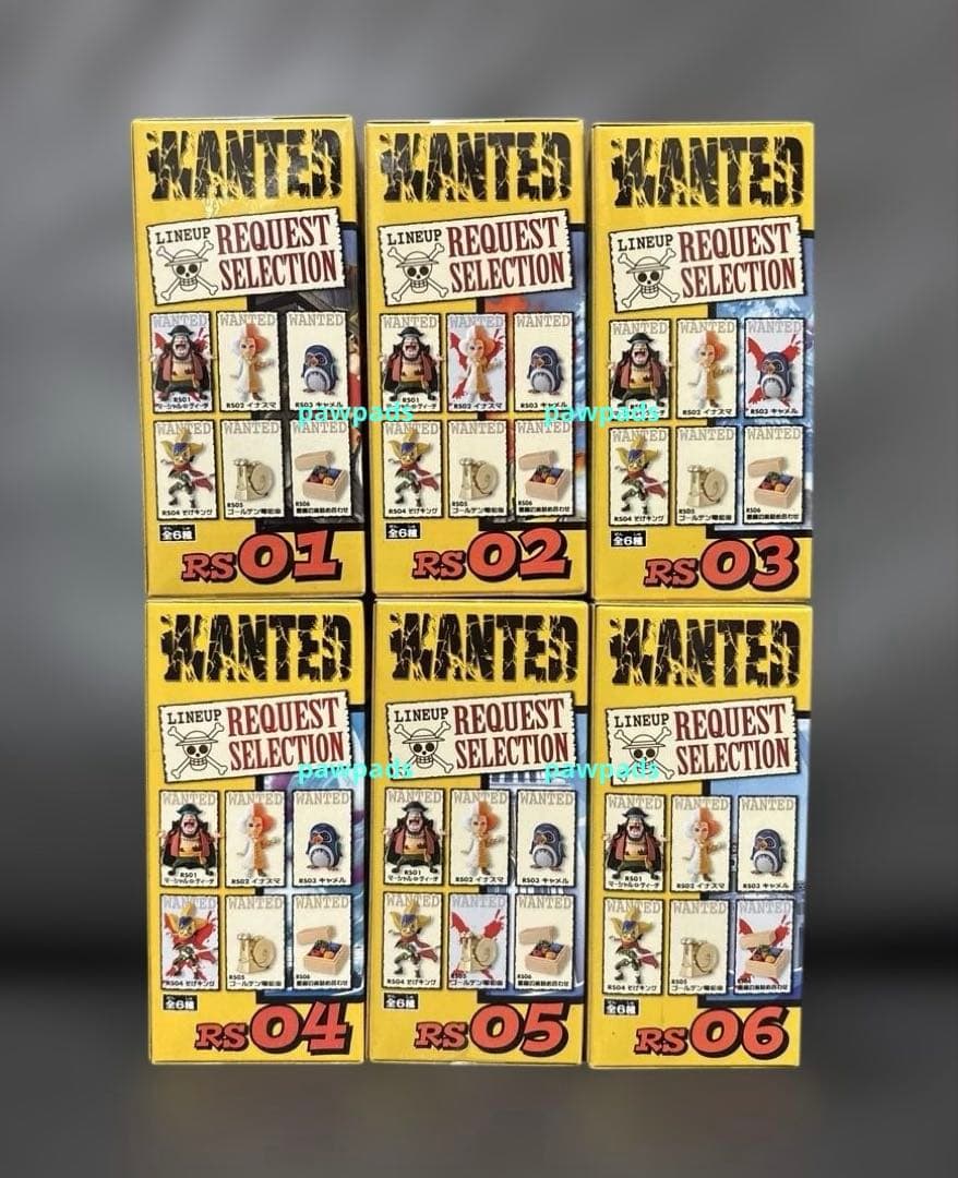 ワンピース　ワールドコレクタブルフィギュア　リクエストセレクション　全6種セット