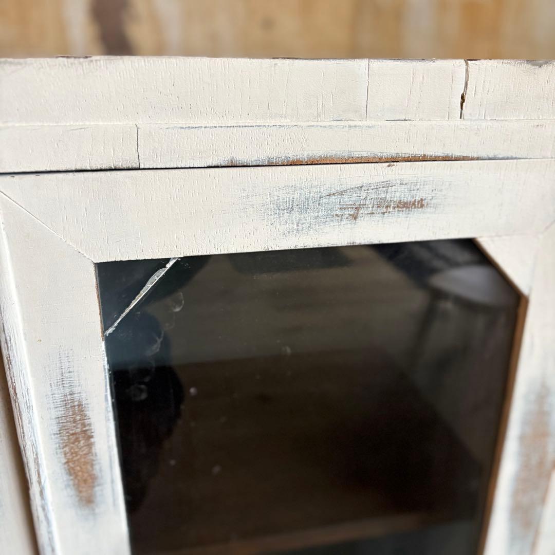 シャビーシック　ヴィンテージ　キャビネット