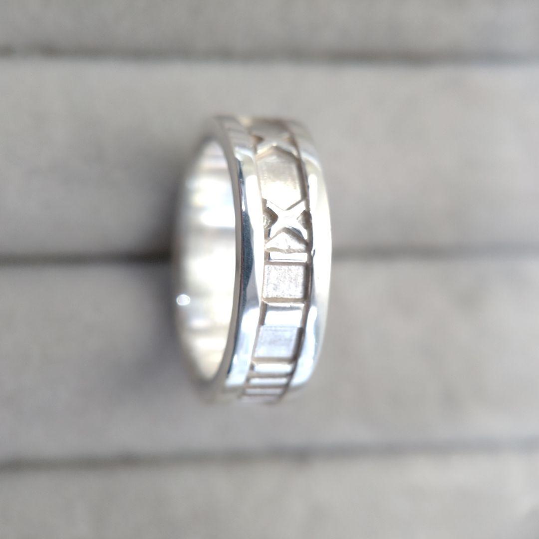 ＊ご成約済＊TIFFANY＆Co.ティファニーアトラスリング925　10号