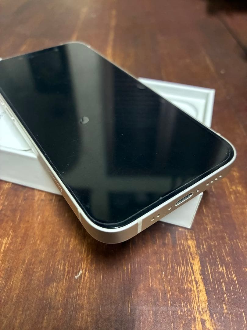 Apple iPhone 13 mini レザーケース付き