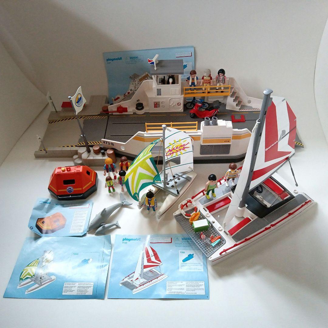 プレイモービル　カーフェリーセット