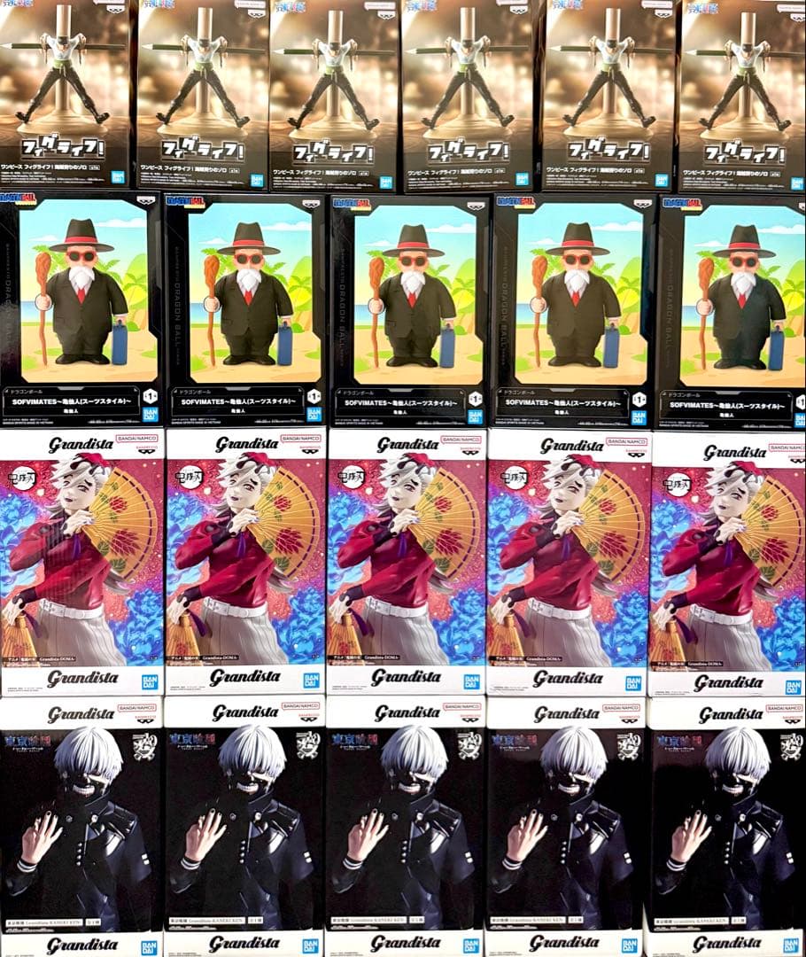 【フィギュア31点】亀仙人　童磨　NARUTO 金木研　ゾロ　ナルト　鬼滅の刃