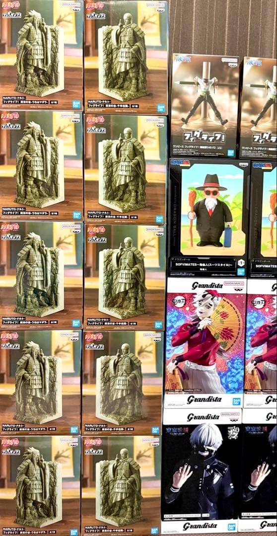 【フィギュア31点】亀仙人　童磨　NARUTO 金木研　ゾロ　ナルト　鬼滅の刃