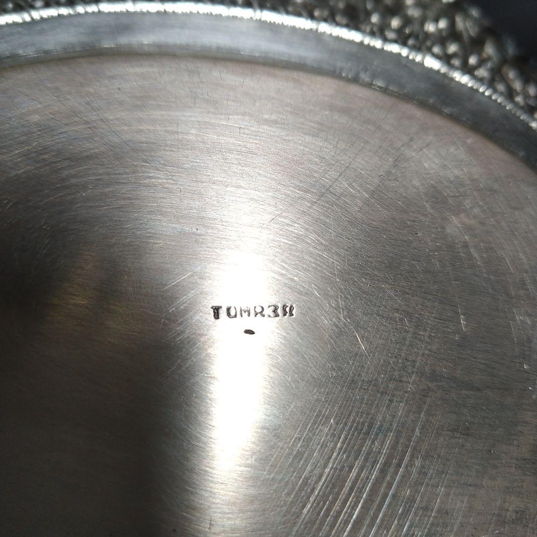 銀製　彫金　ハンドル付きバスケット　スプーン　セット