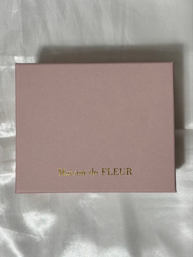 Maison de FLEUR リボンキルティング 財布 ピンク