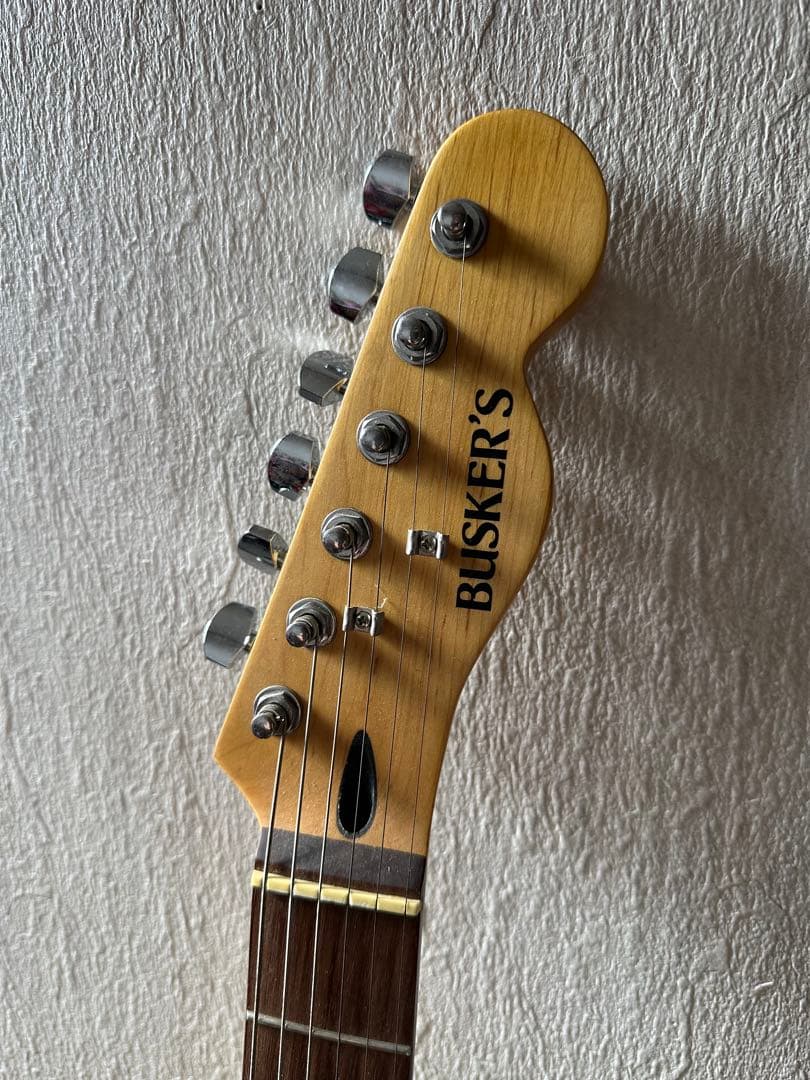 イエロー テレキャスタータイプ エレキギター　バスカーズ