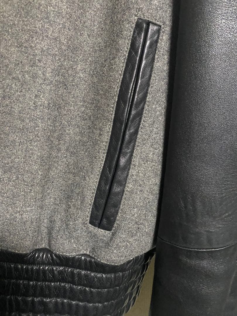 04aw dior homme レザーブルゾン スタジャン ディオールオム