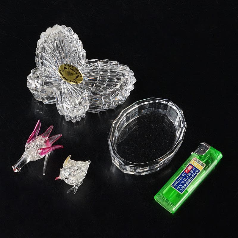 Baccarat　バカラ　クリスタルガラス　小物入　ガラス置物　4点　N6358