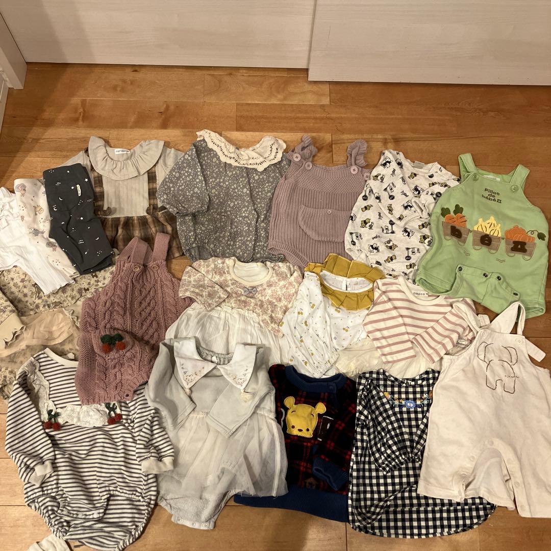 70-80 女の子　秋冬 まとめうり