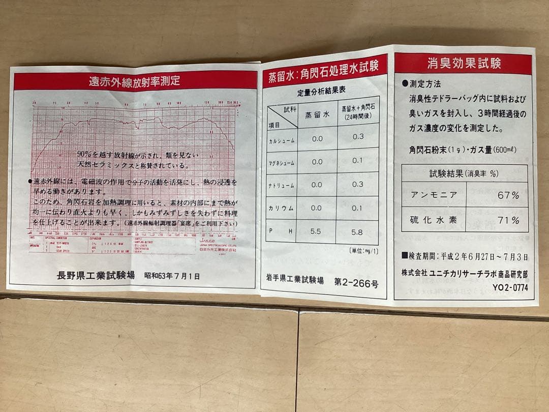岩手県遠野　とおのの銘石　角閃石　石プレート小　1枚　送料込み