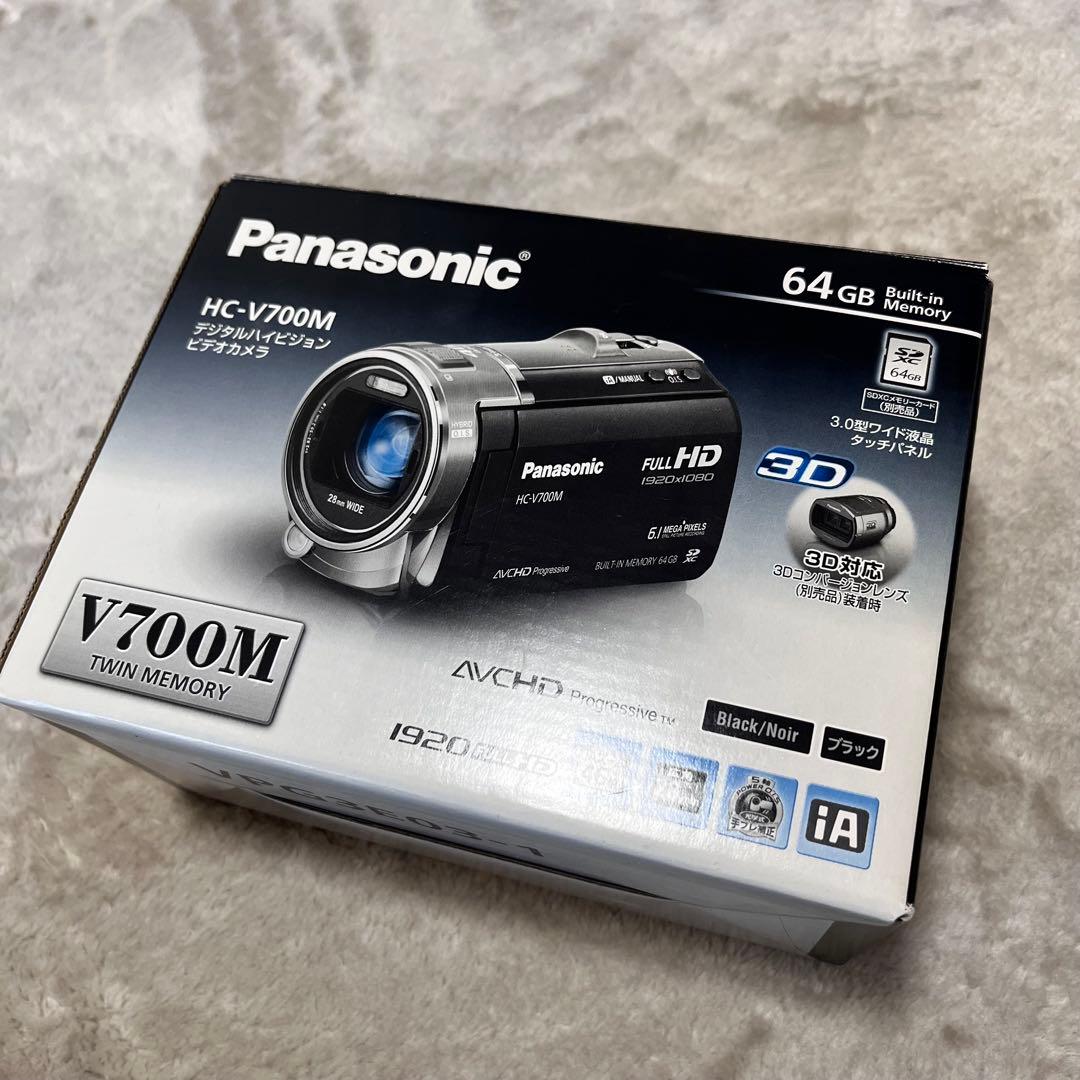 極美品　Panasonic パナソニック　HC-V700M ビデオカメラ