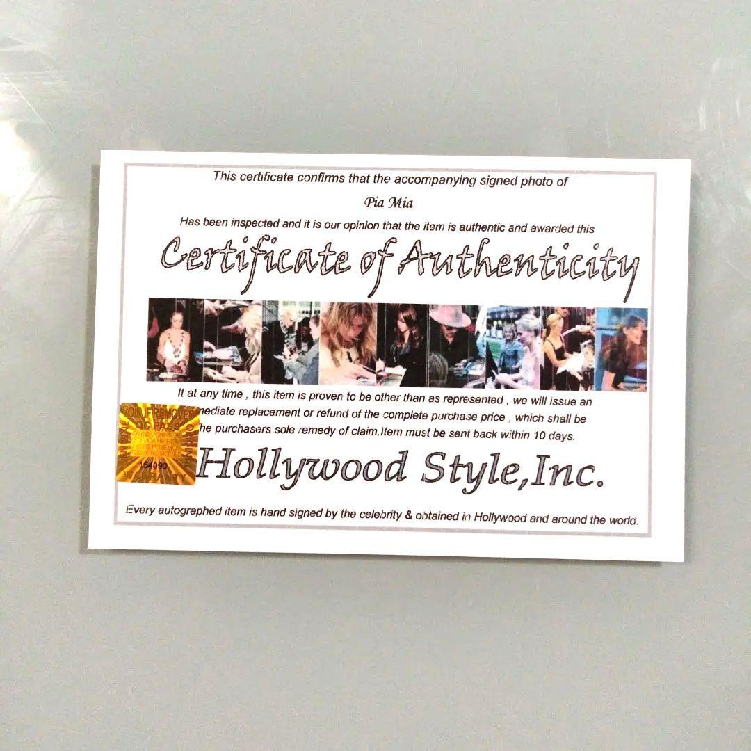 セール中…ピア・ミア直筆サイン入り超大型写真…ドゥ・イット・アゲイン