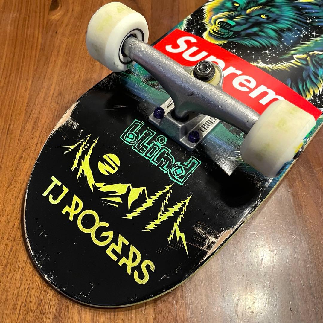 ブラインド　スケボー　スケートボード　コンプリート　サンダー　8インチ 美品