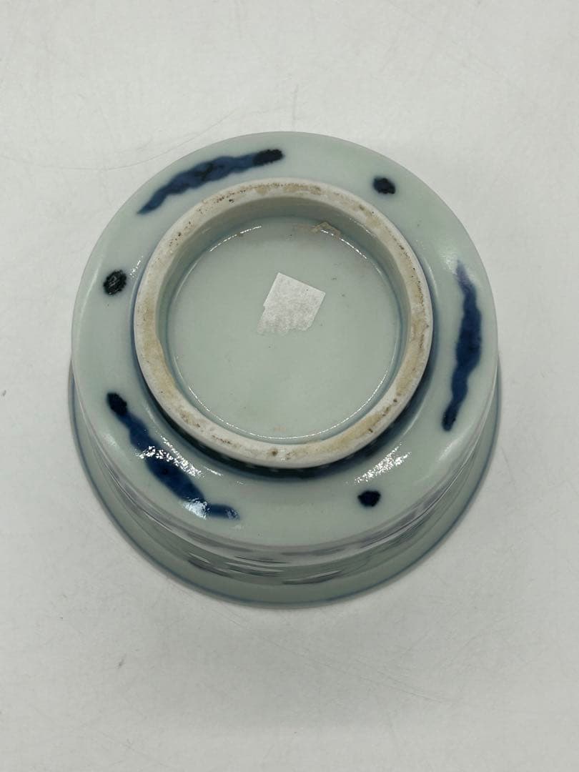 岐No3 染付　福寿紋深鉢　送料込み0503