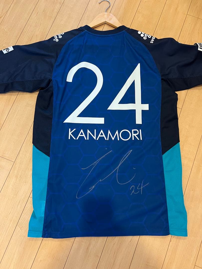 ルーキーイヤー アビスパ福岡 金森健志 直筆サイン入りユニフォーム