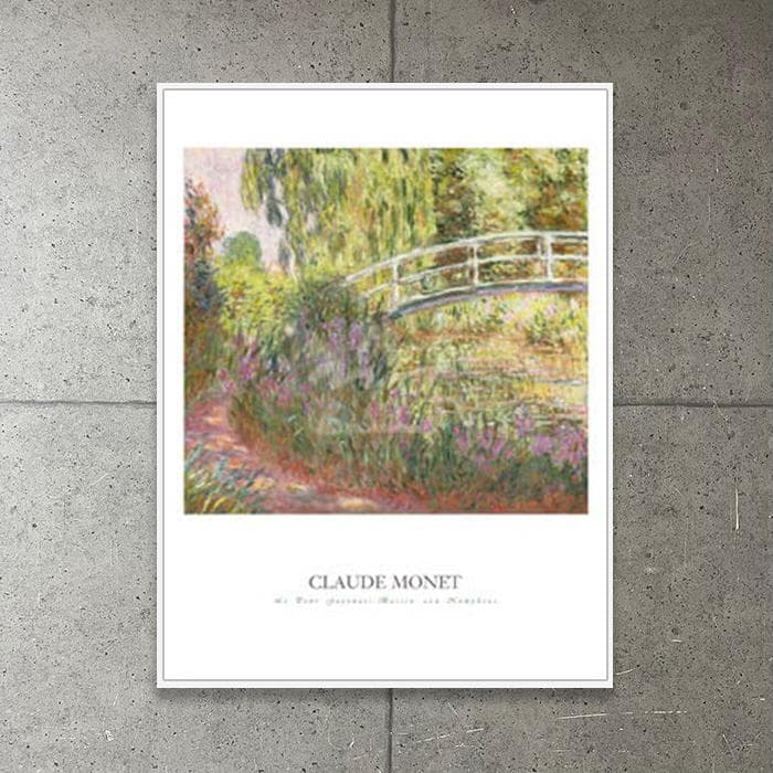 額装品/Le pont japonais/クロード モネ/ポスター/インテリア