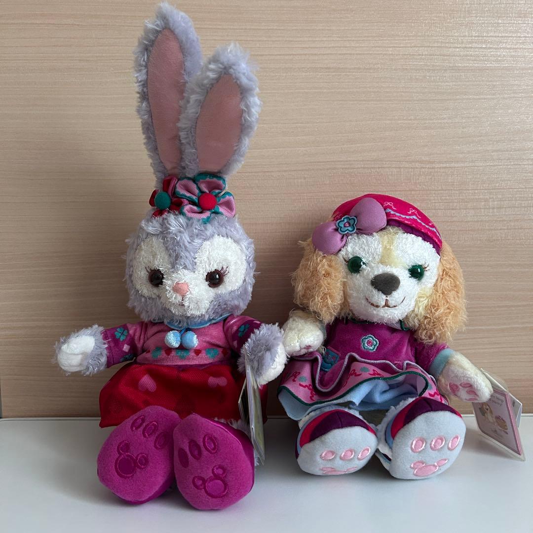 香港ディズニー　ダッフィーandフレンズ　ぬいぐるみ　SS